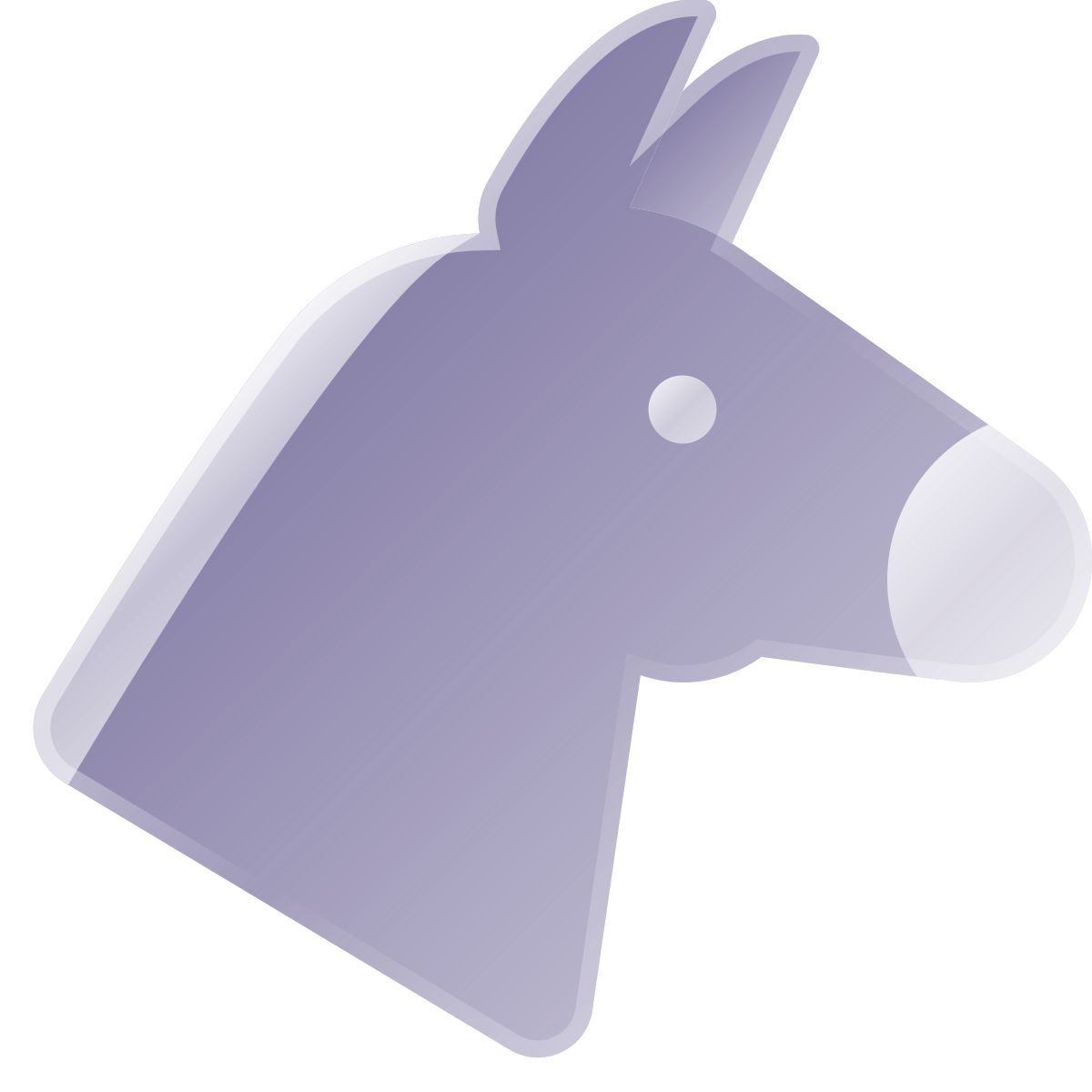 liquid glass color style asno icon