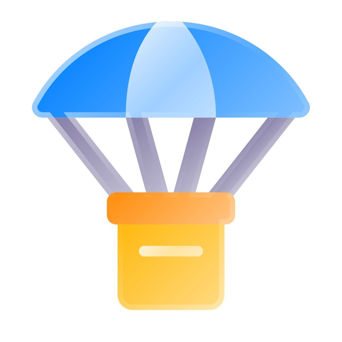 liquid glass color style drop shipping icon