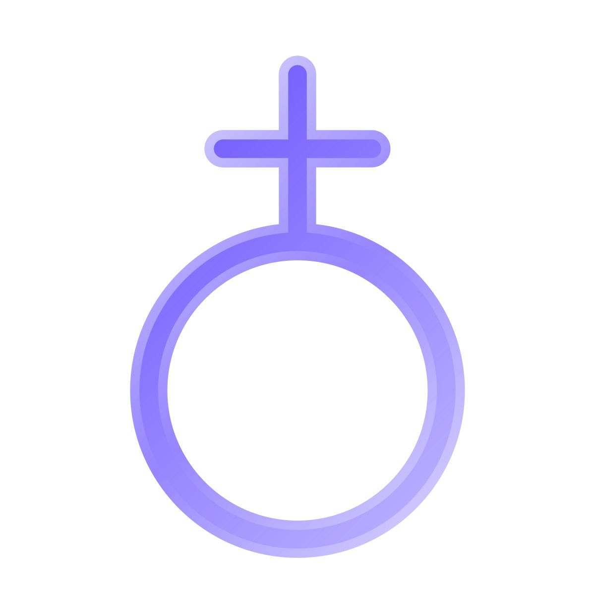 liquid glass color style simbolo della terra icon