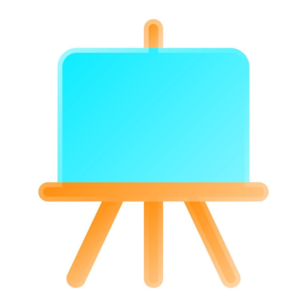 liquid glass color style chevalet icon