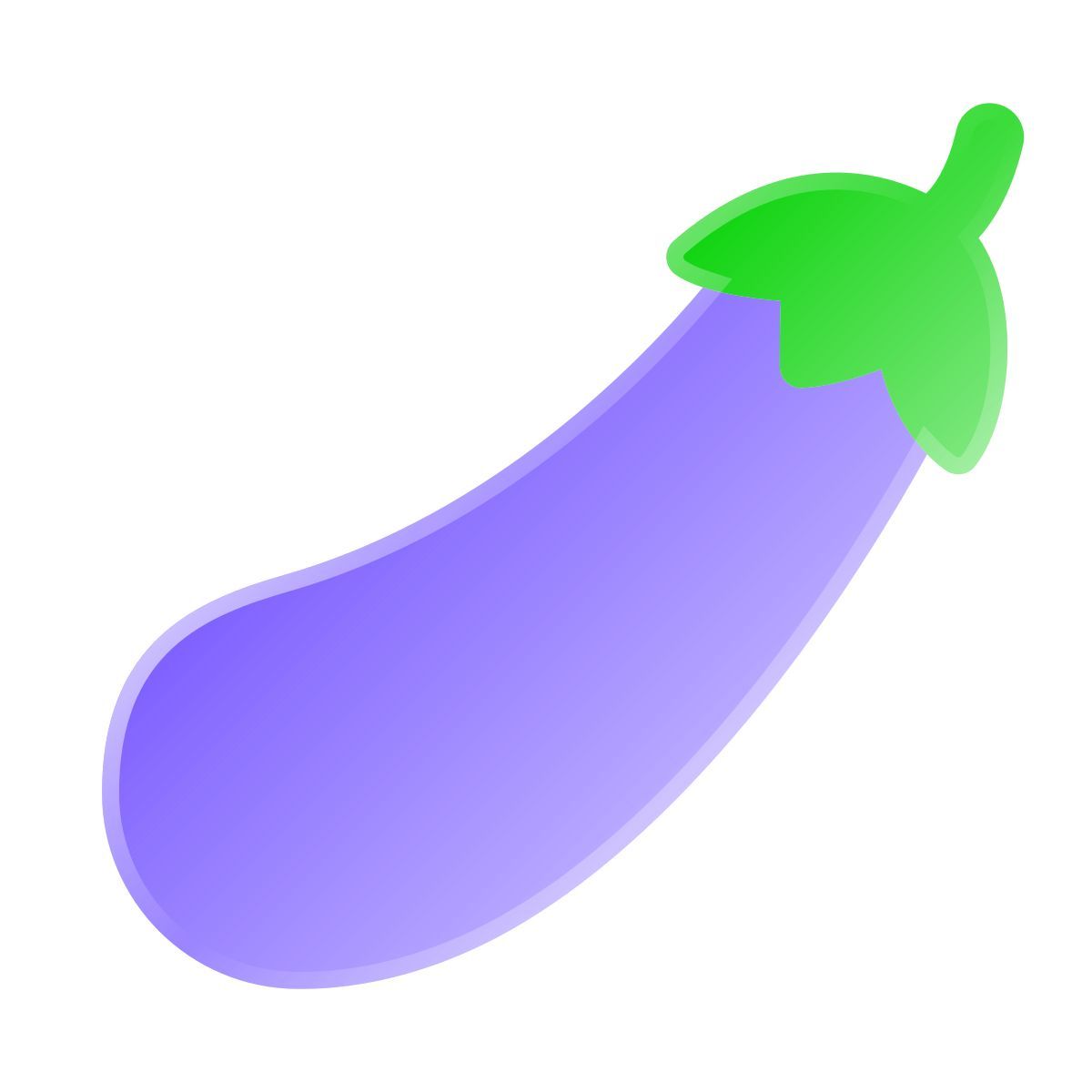 liquid glass color style eggplant icon