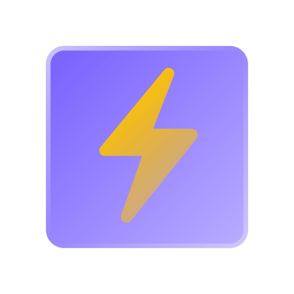 liquid glass color style voltage icon