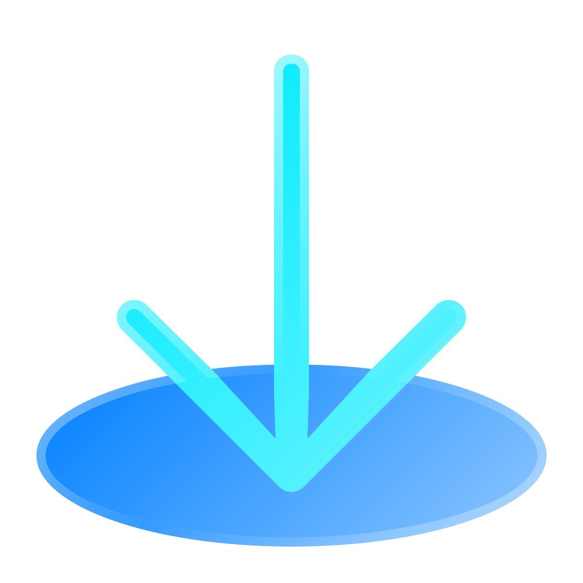 liquid glass color style entrando nella geo fence icon
