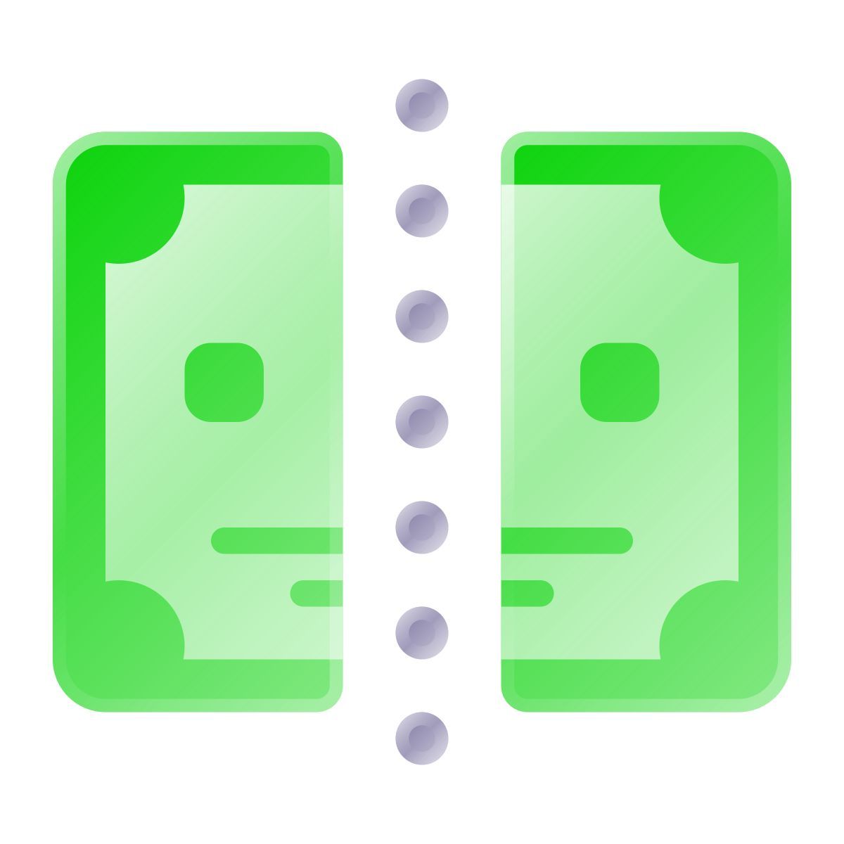 liquid glass color style equity security icon