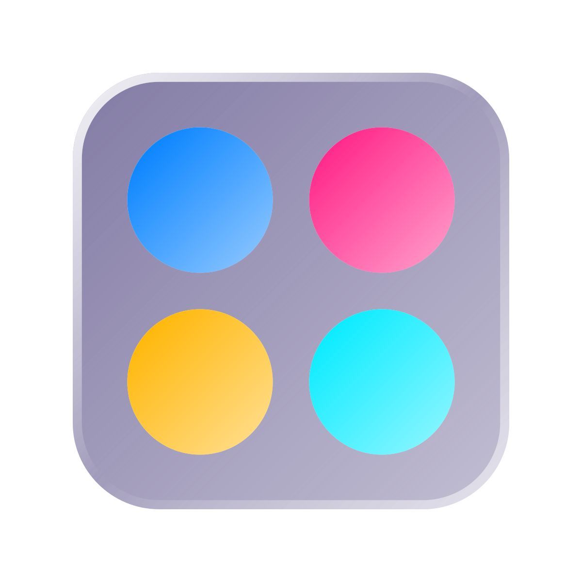 liquid glass color style アイシャドウ icon