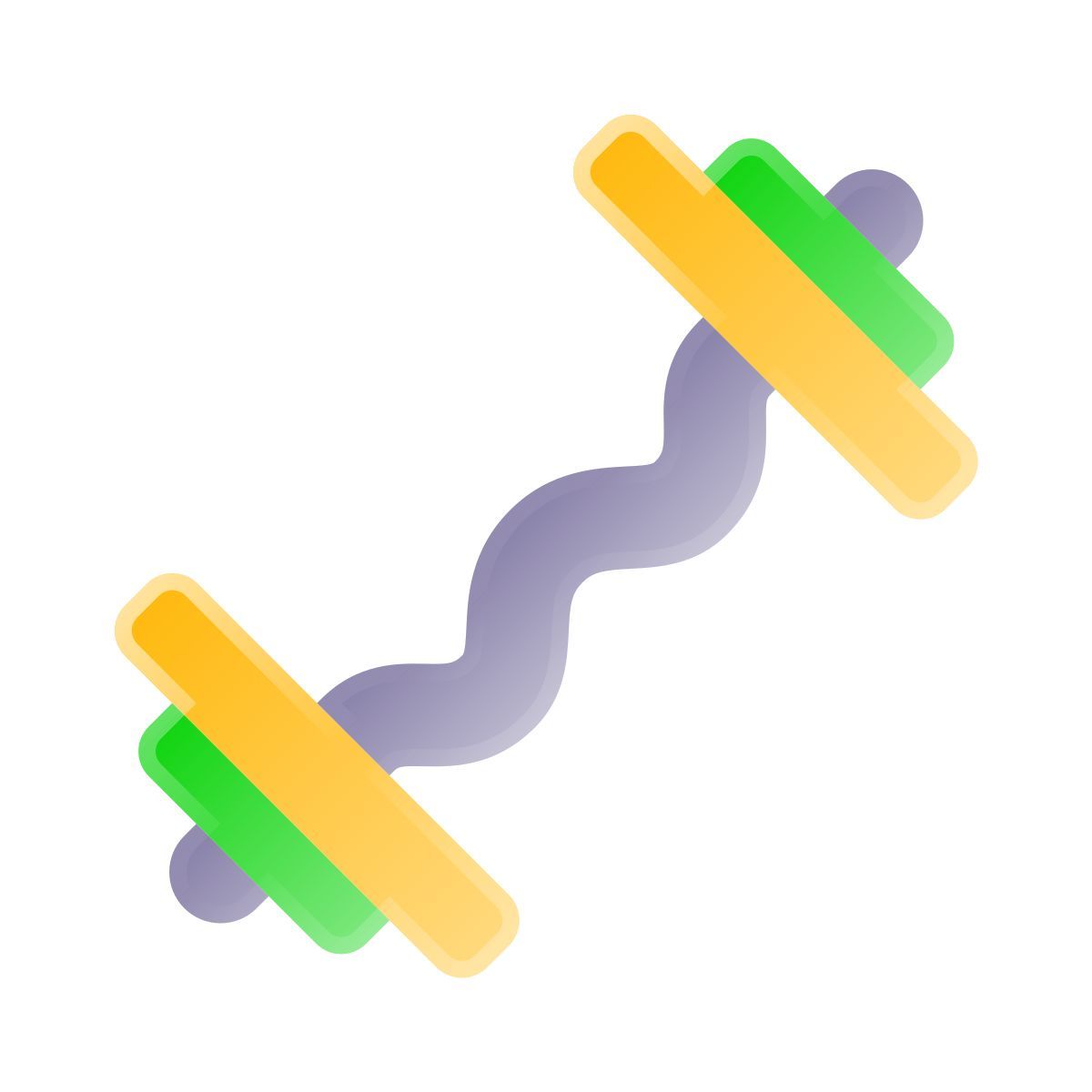 liquid glass color style ez curl bar icon