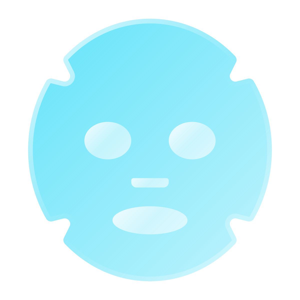liquid glass color style 마스크 icon