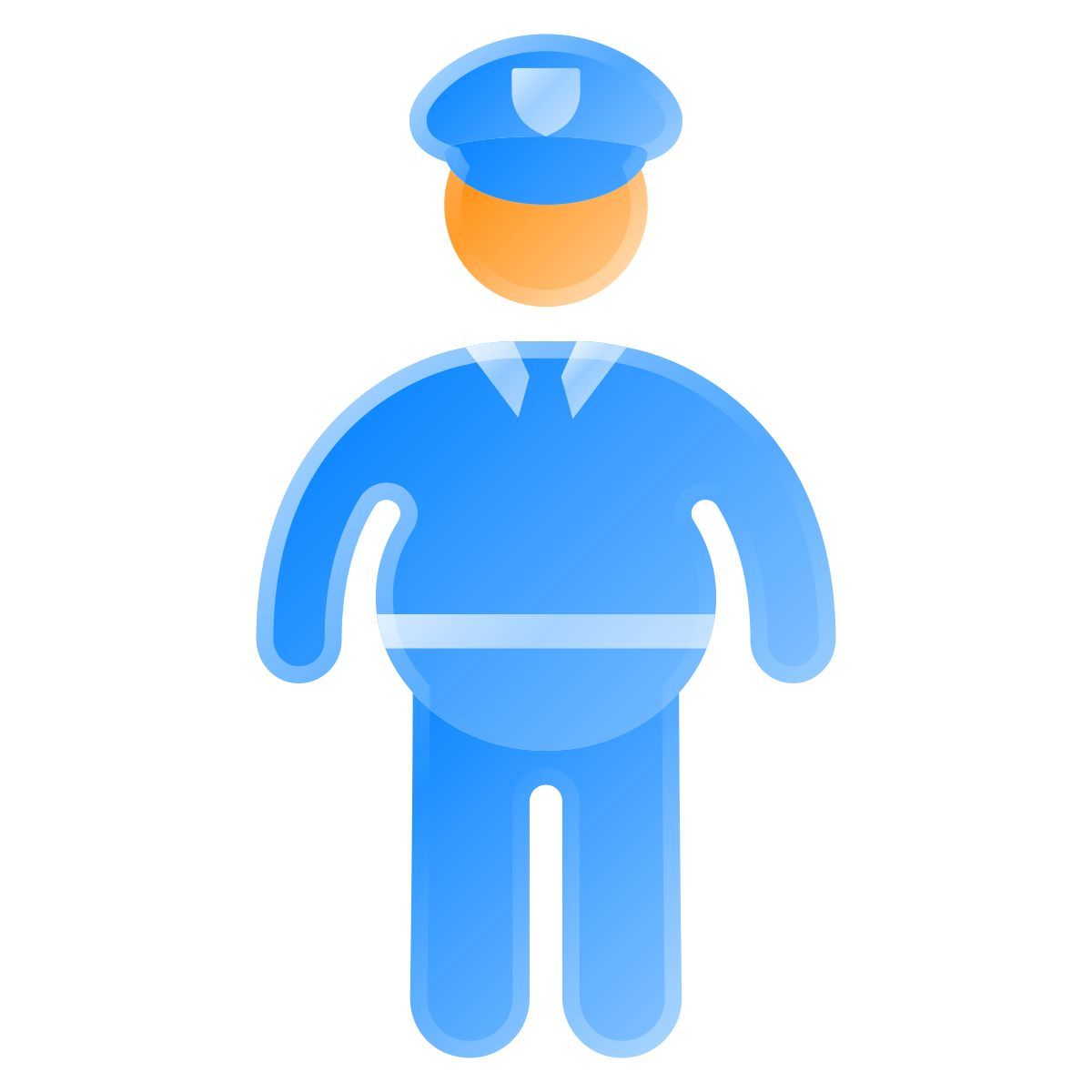 liquid glass color style gros flic icon