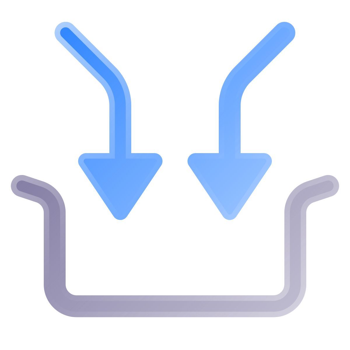 liquid glass color style feed in icon