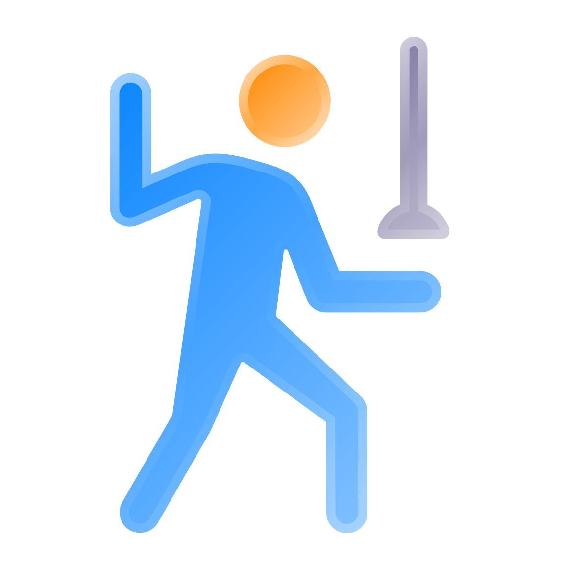 liquid glass color style 击剑 icon