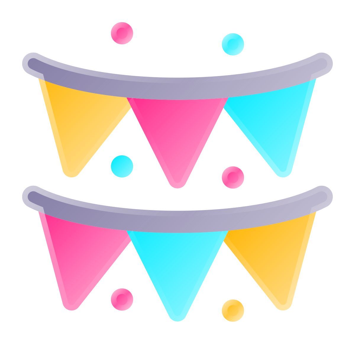 liquid glass color style festival icon