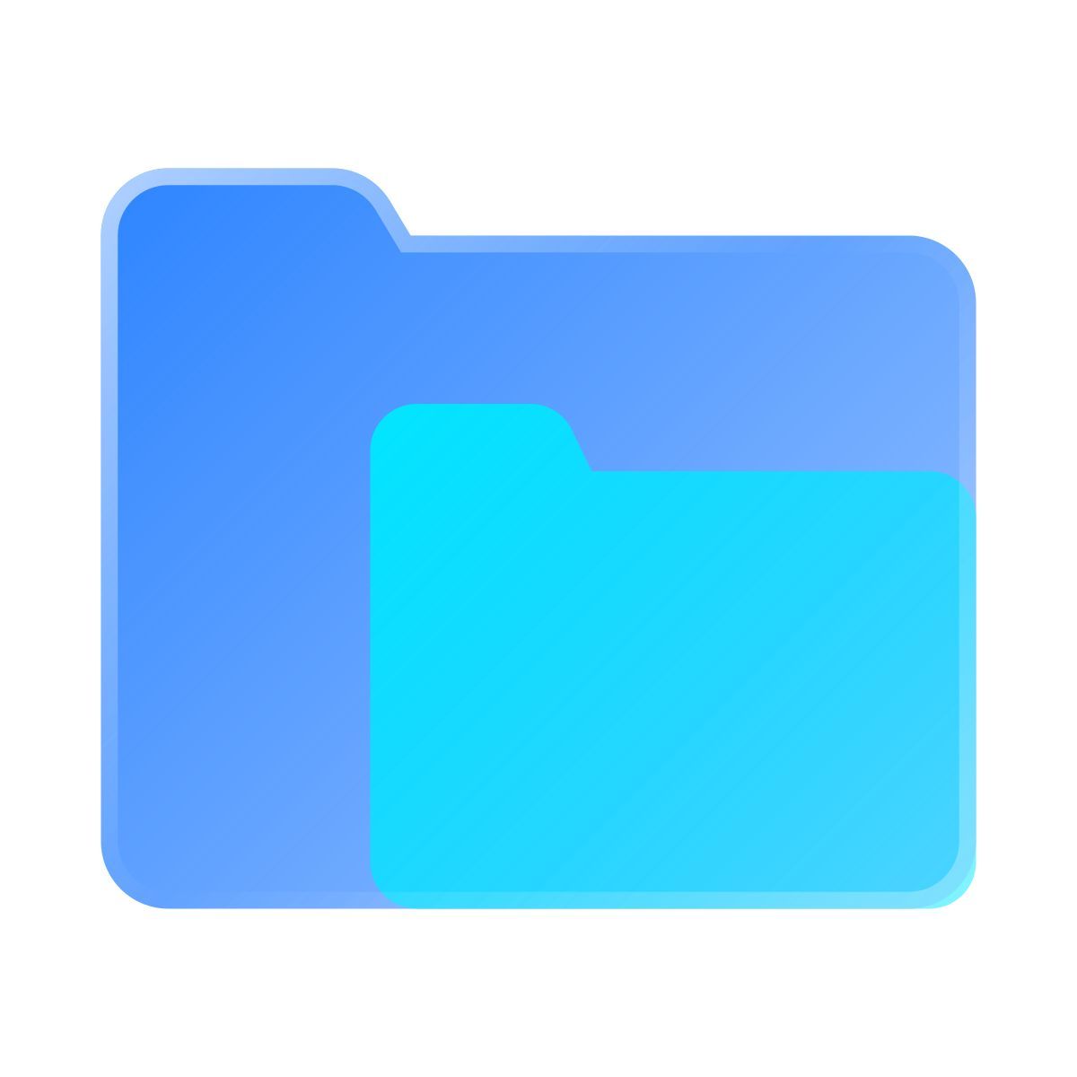 liquid glass color style submódulo de archivo icon