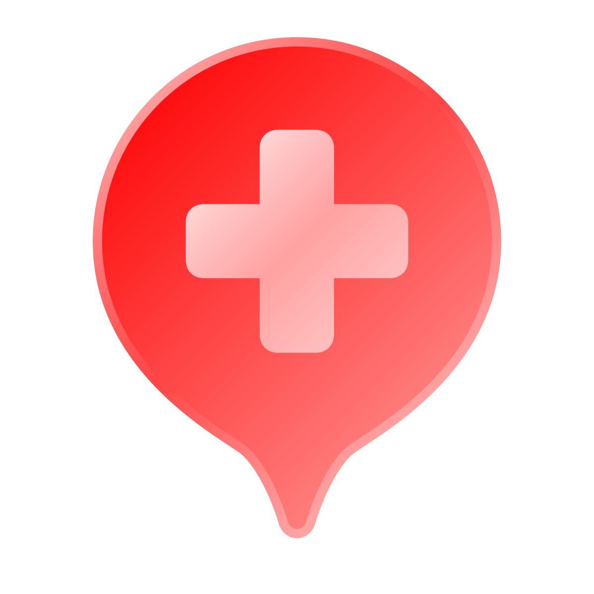 liquid glass color style find clinic icon