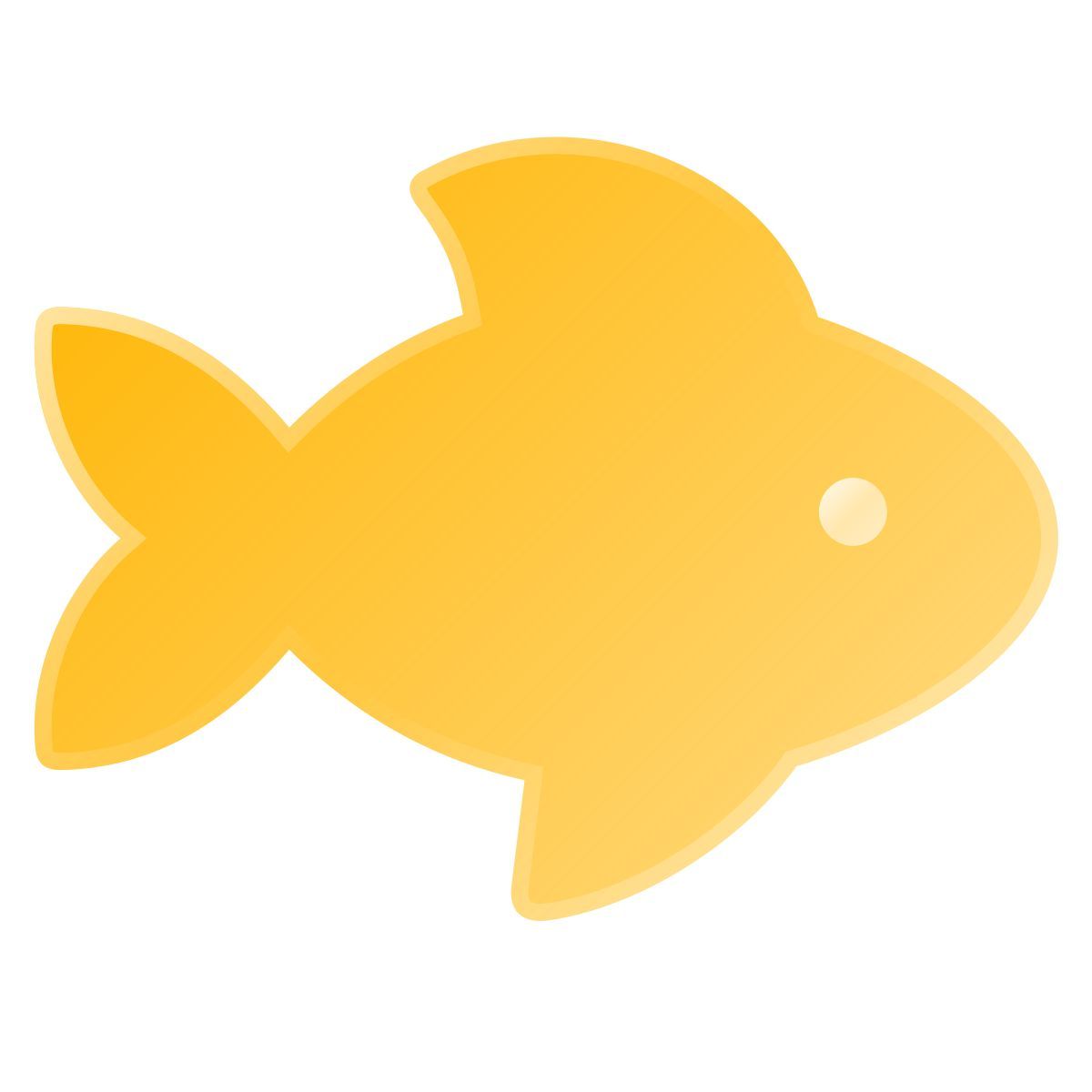 liquid glass color style 물고기 icon