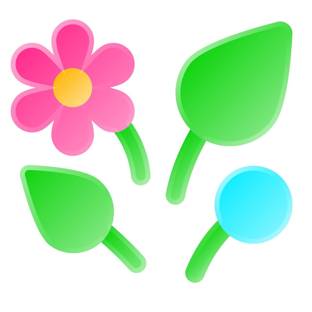liquid glass color style корм icon