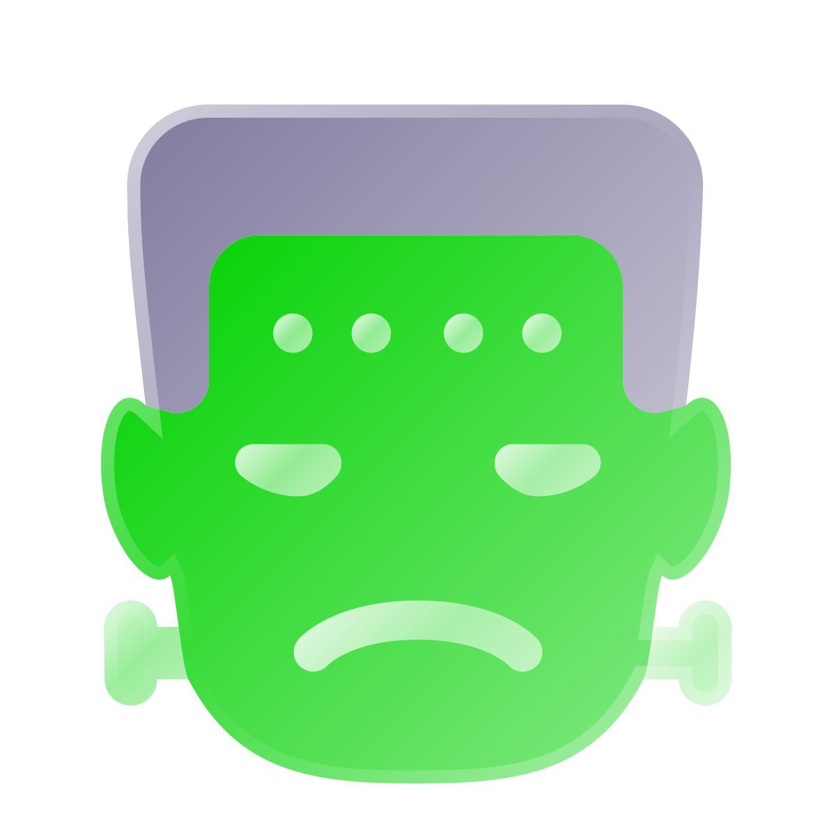 liquid glass color style frankensteins monstre icon