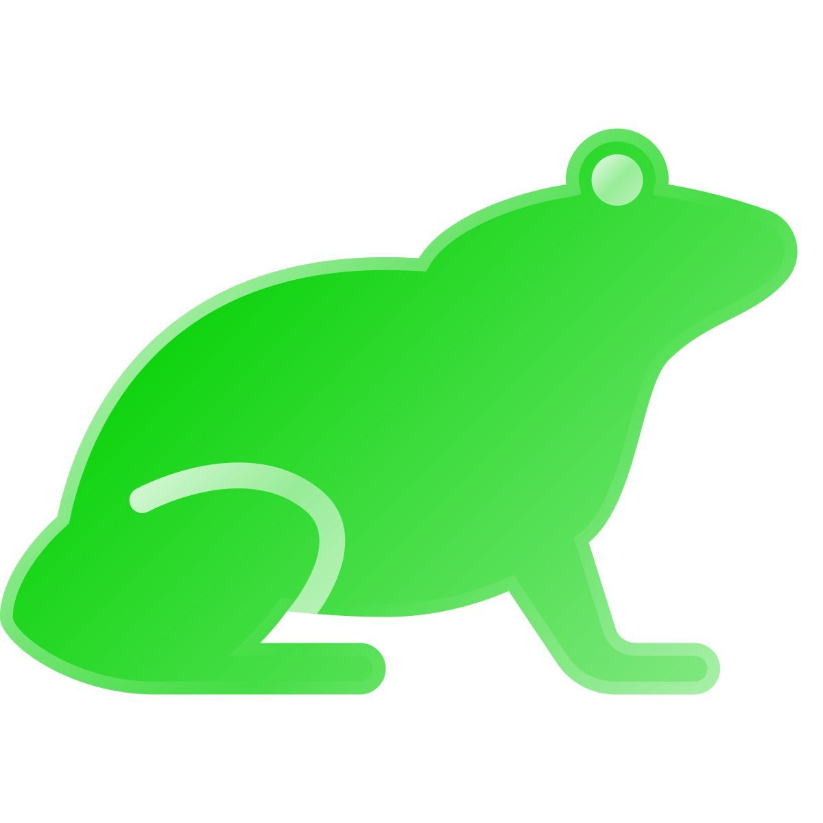 liquid glass color style カエル icon