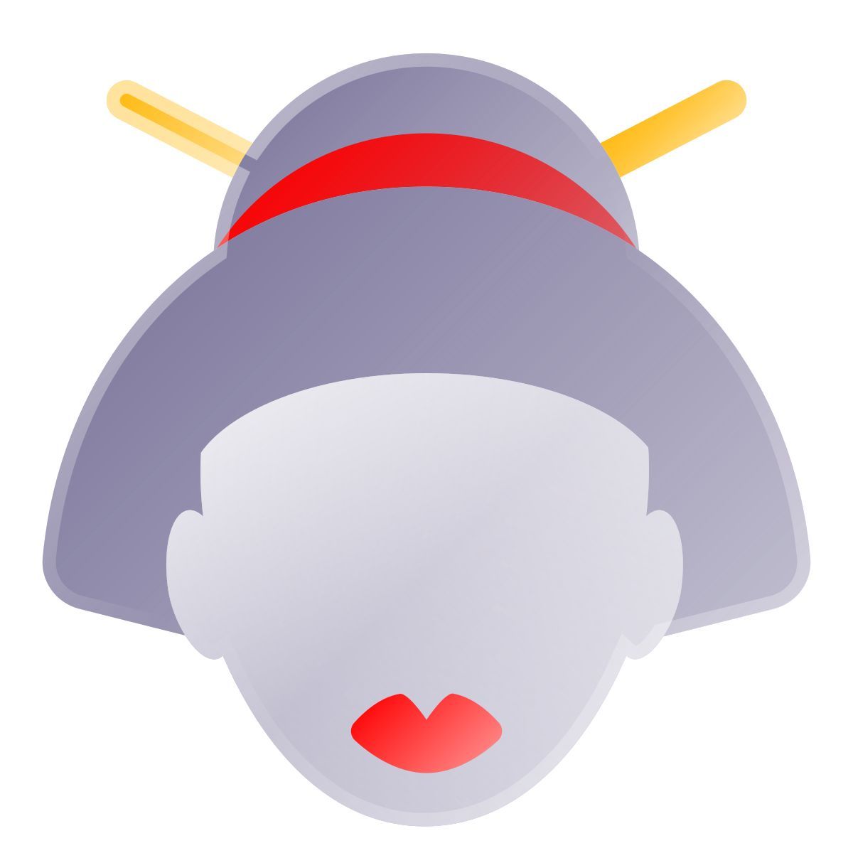 liquid glass color style gueixa icon
