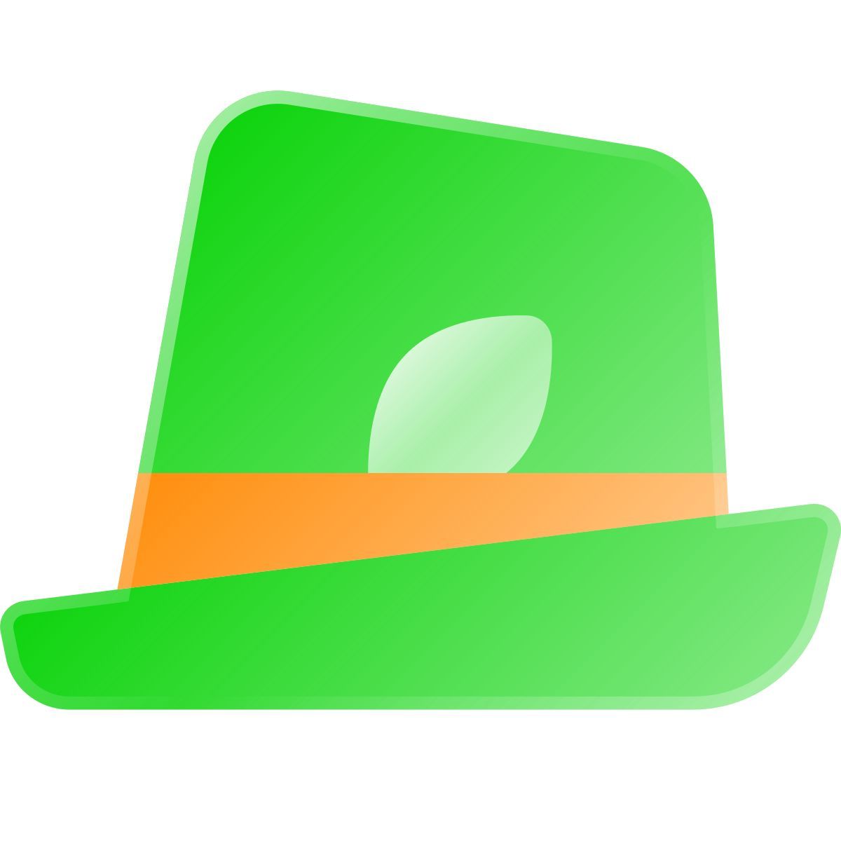 liquid glass color style ドイツの帽子 icon