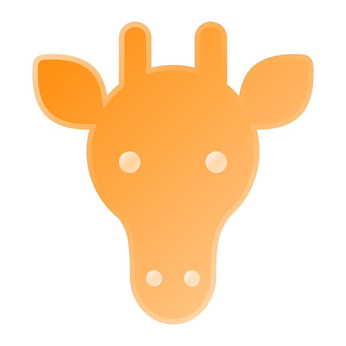 liquid glass color style girafa icon