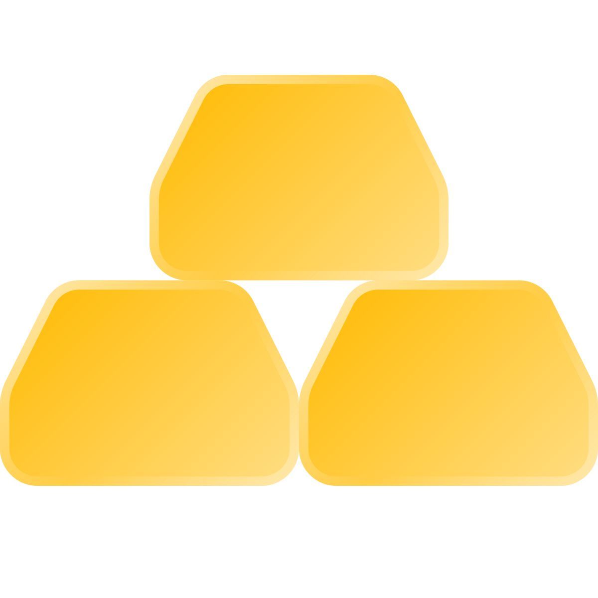 liquid glass color style 금 icon