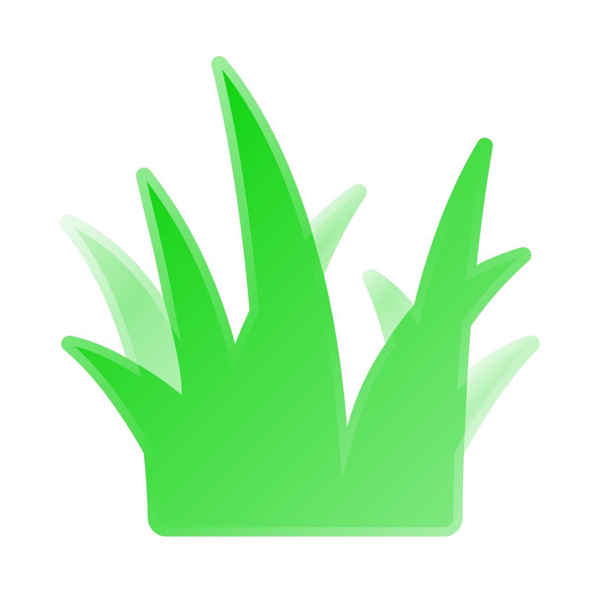 liquid glass color style herbe icon