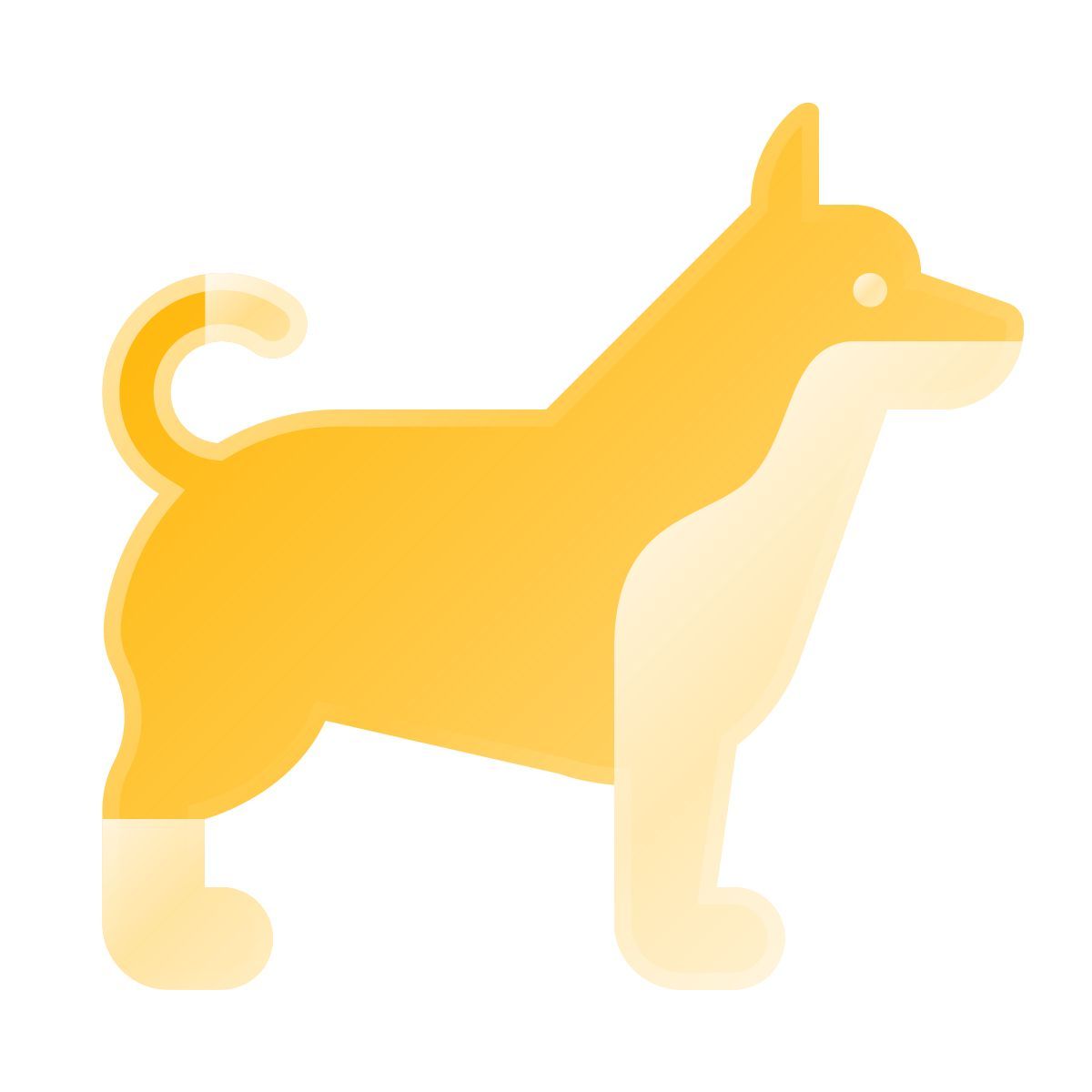liquid glass color style hachiko icon