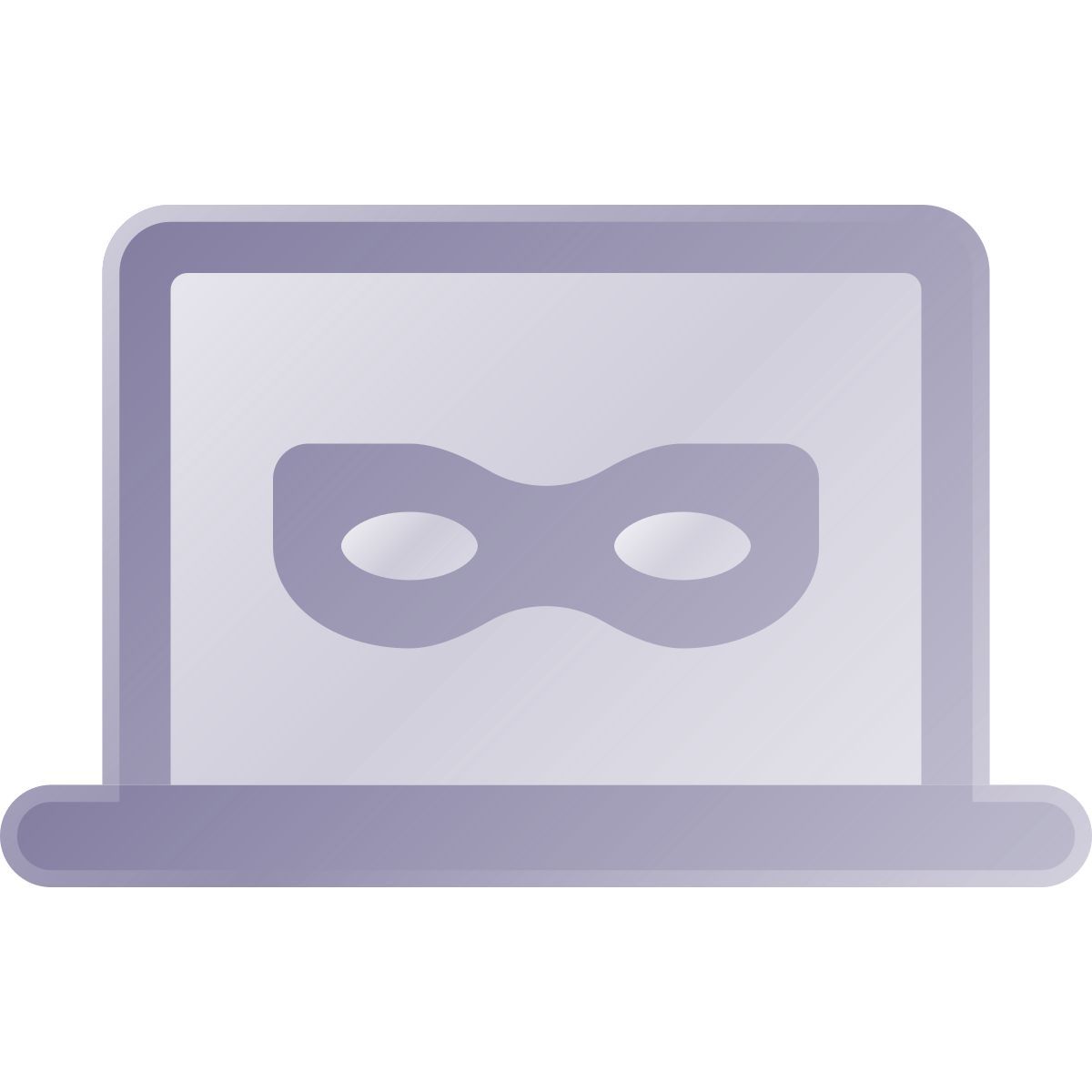 liquid glass color style 黑客 icon