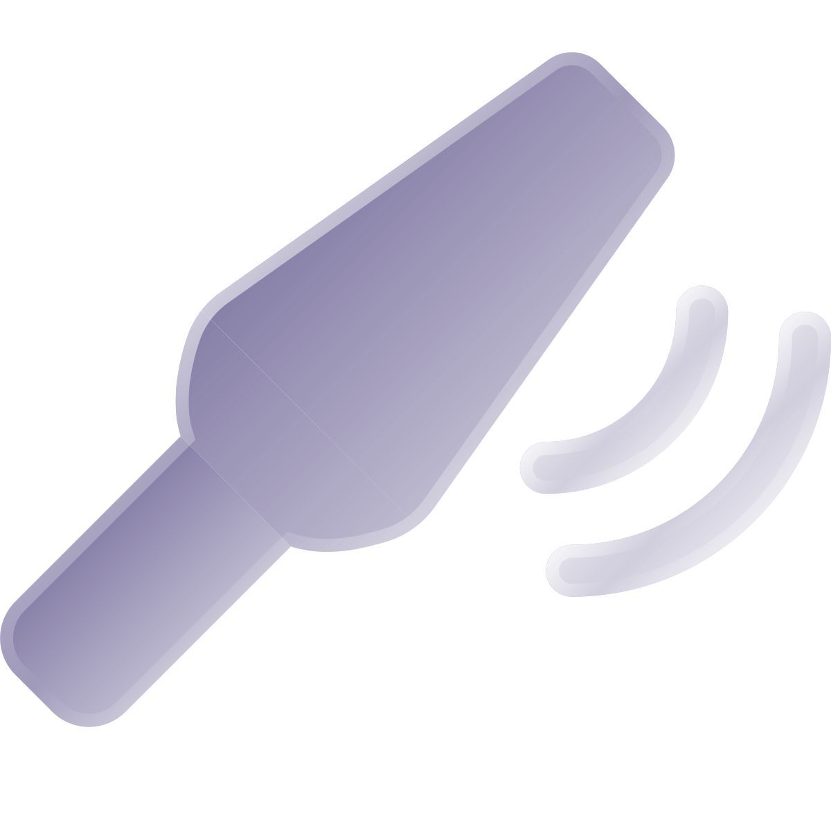 liquid glass color style detector de metais portátil icon