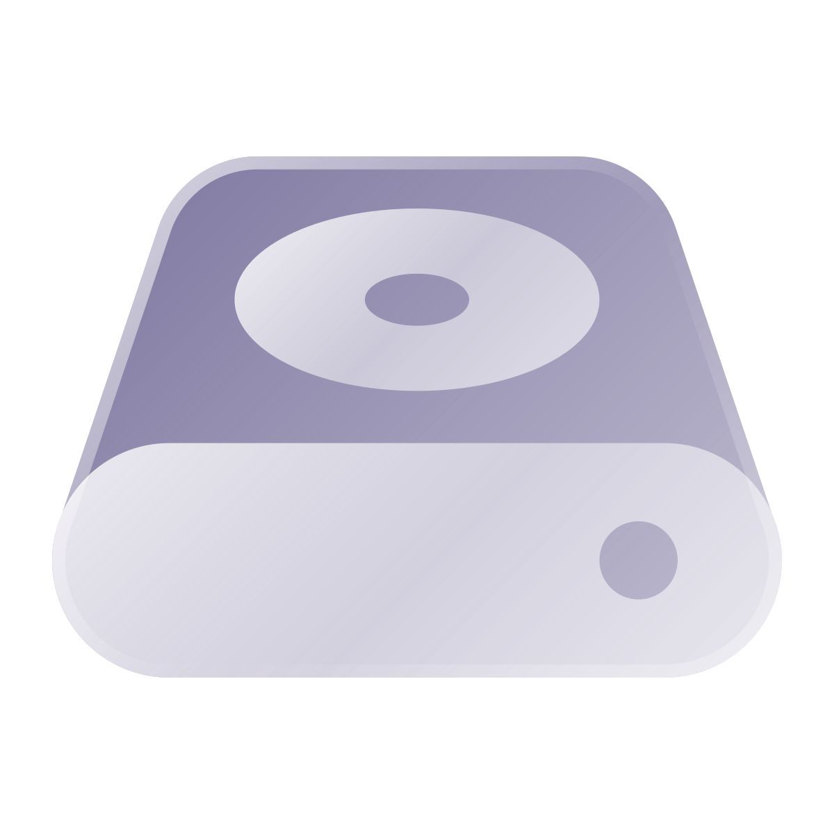 liquid glass color style hdd icon