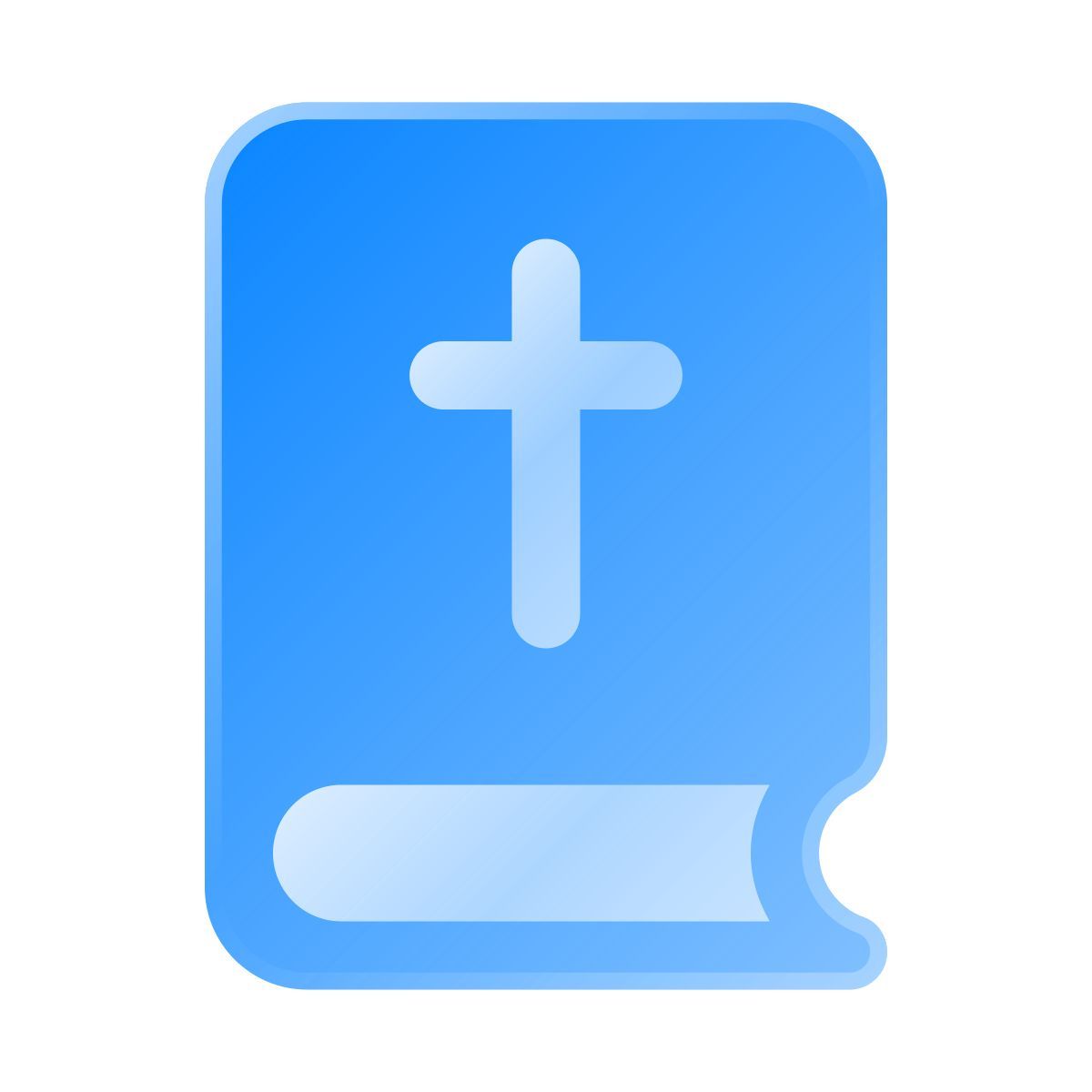 liquid glass color style bibel icon