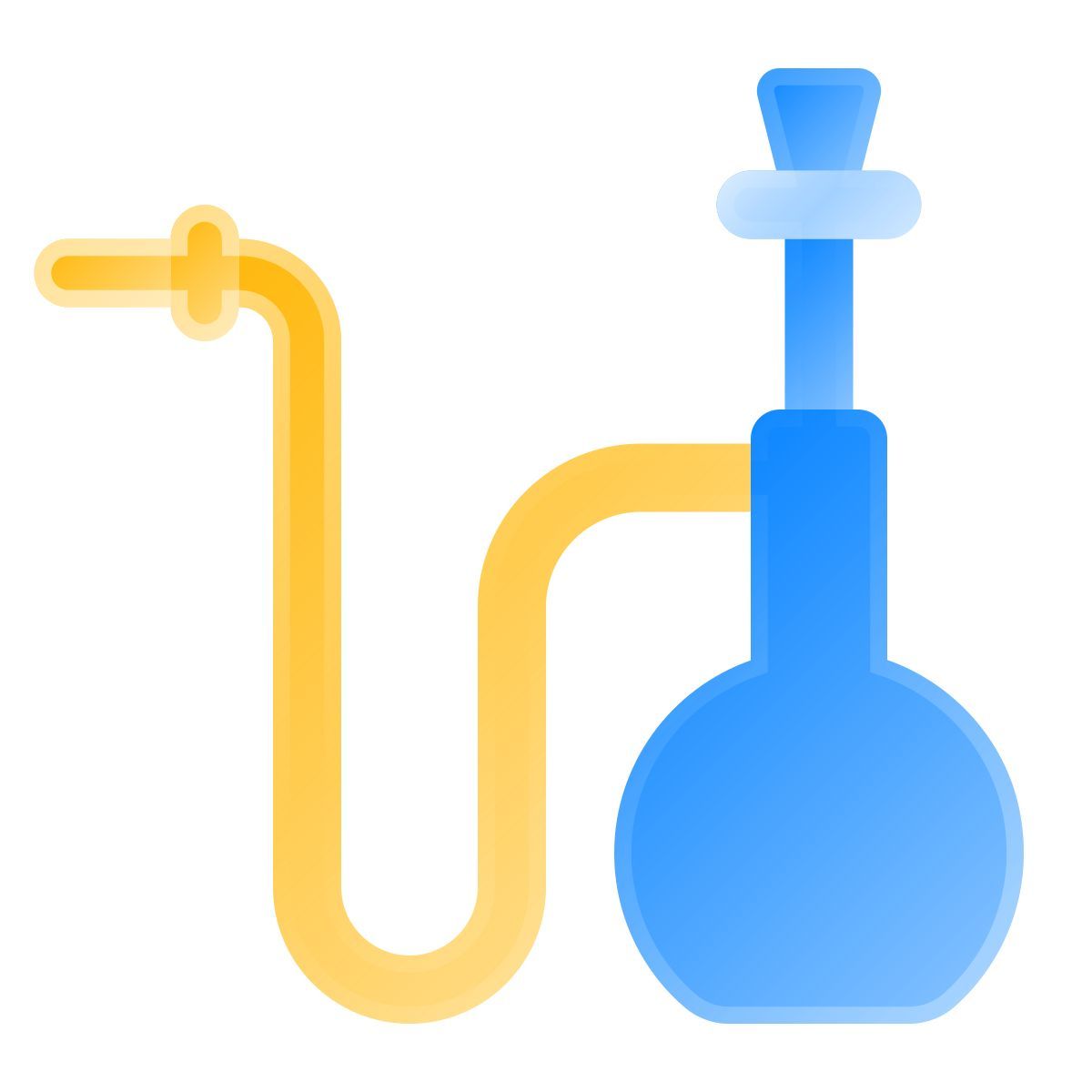 liquid glass color style 물 담뱃대 icon