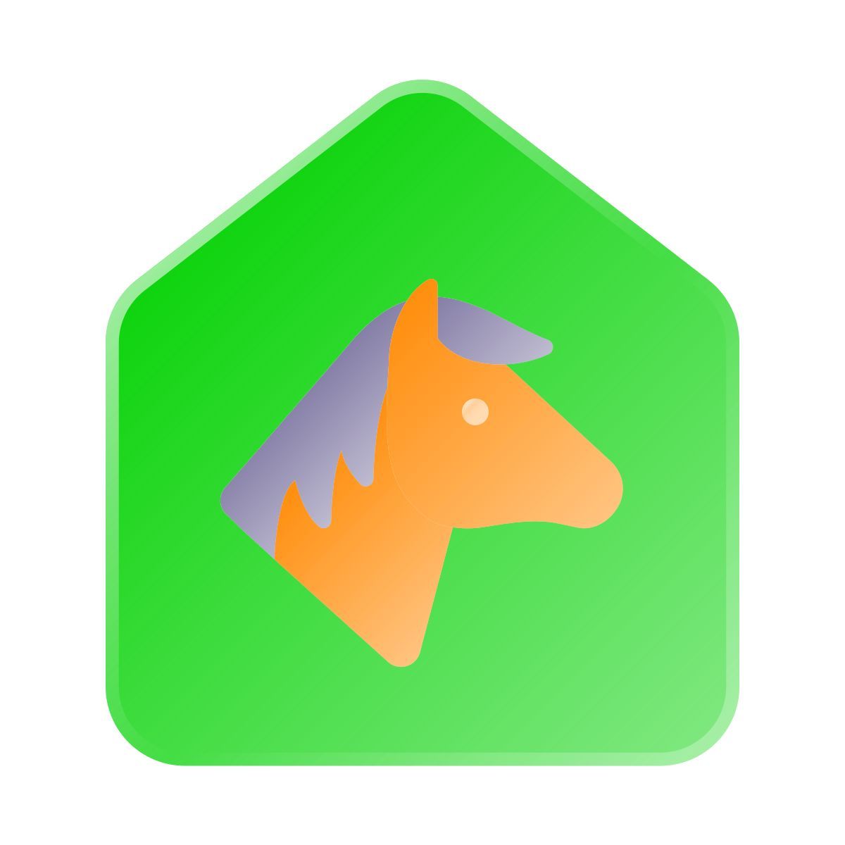 liquid glass color style 마구간 icon