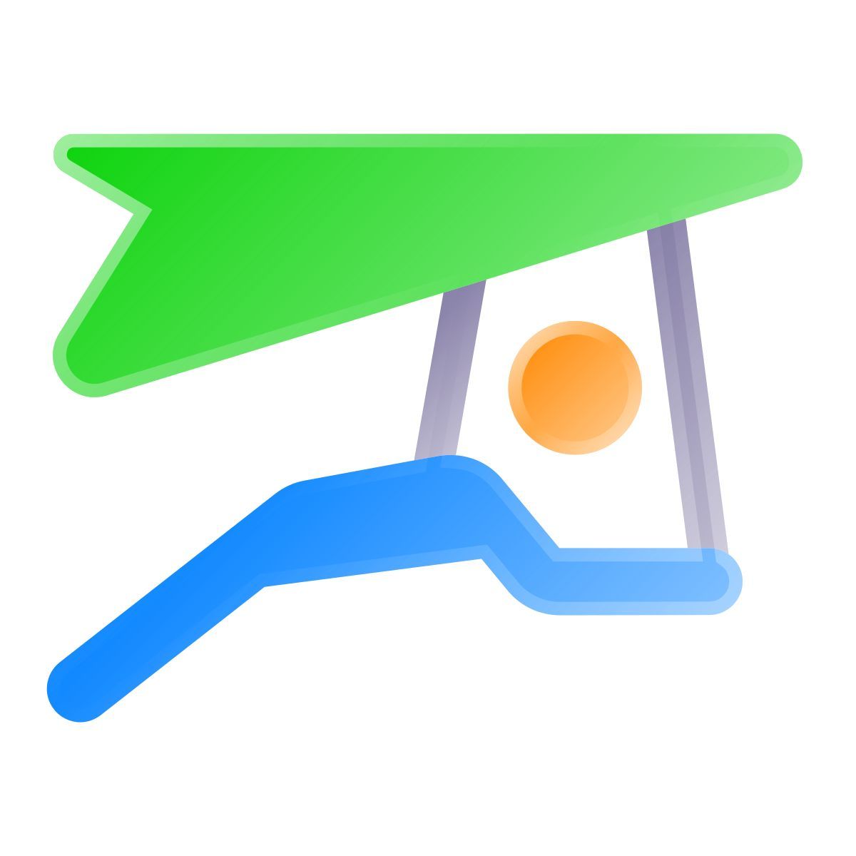 liquid glass color style in aria icon