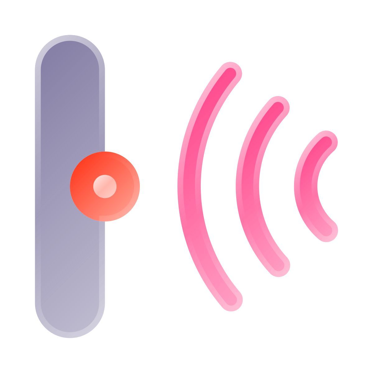 liquid glass color style infrared sensor icon