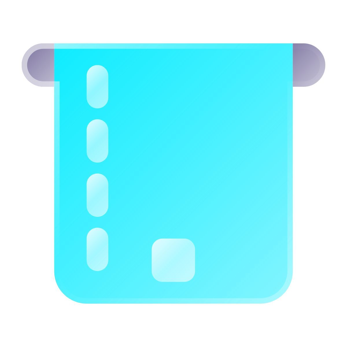 liquid glass color style insert credit card icon