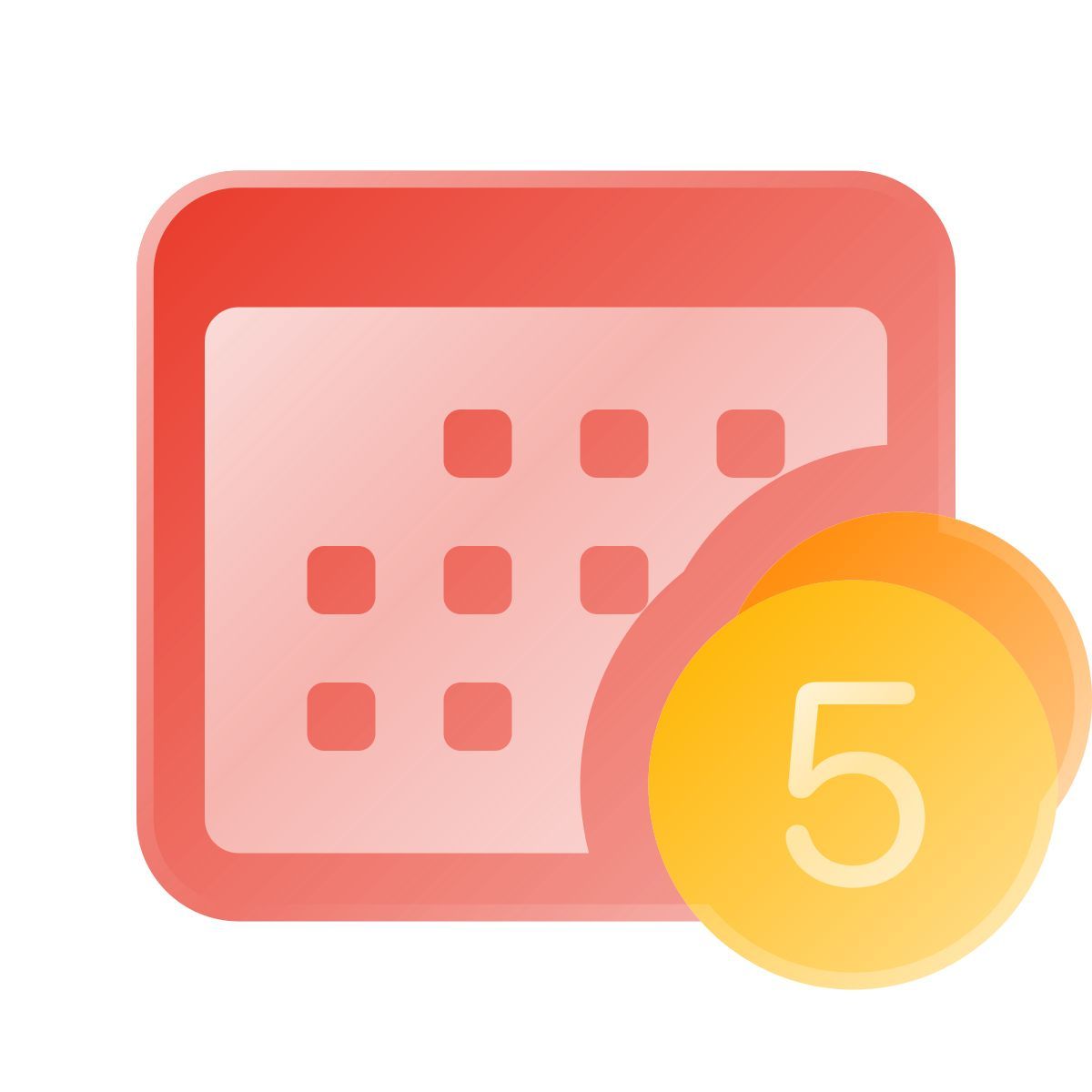 liquid glass color style 分期付款计划 icon