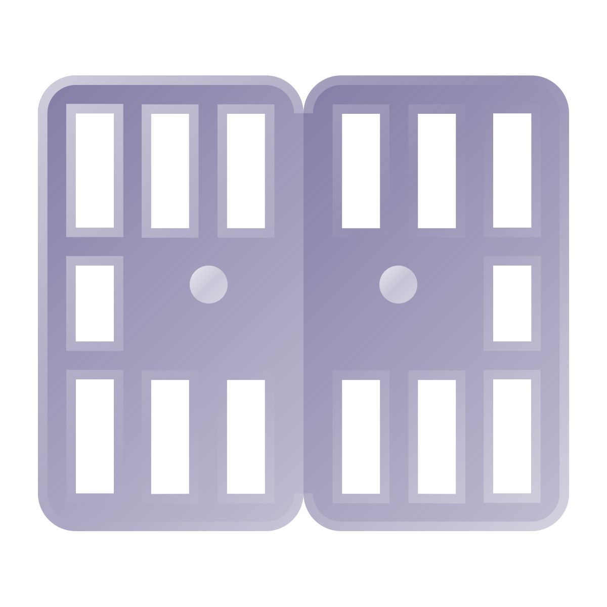 liquid glass color style jail icon