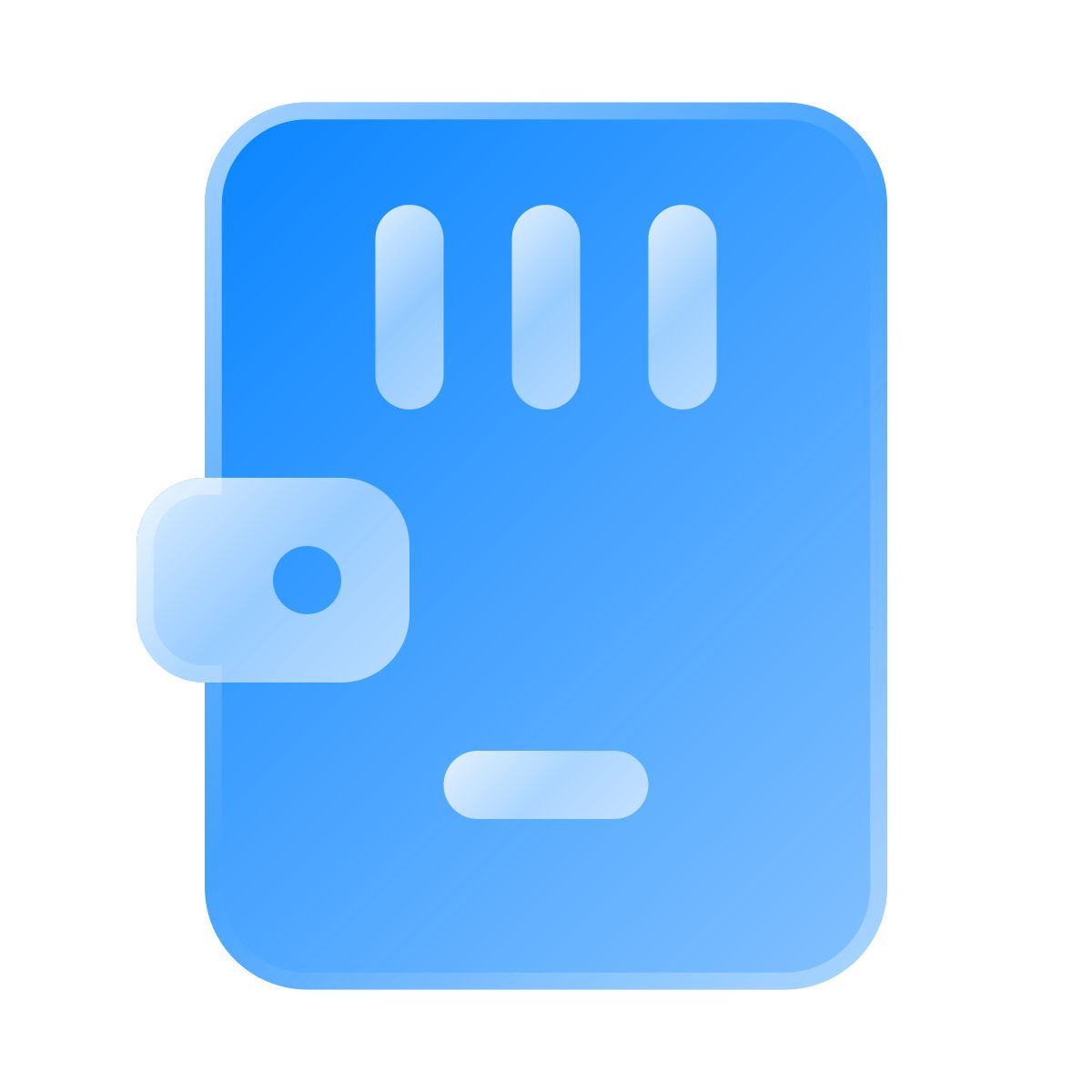 liquid glass color style 감옥 문 icon