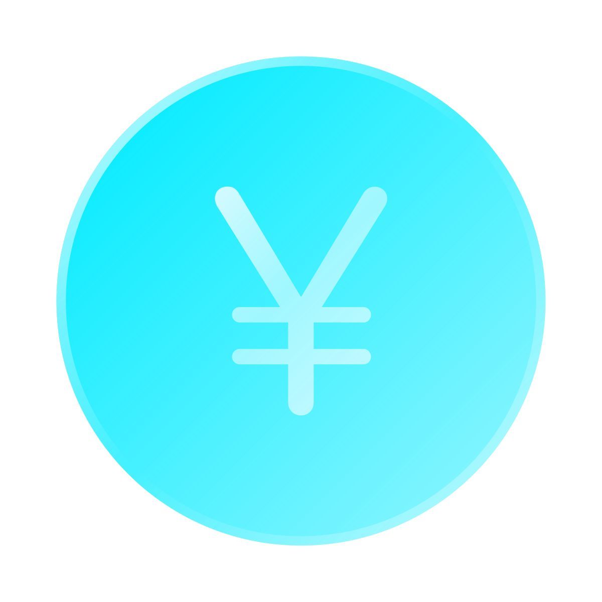 liquid glass color style 日圆 icon