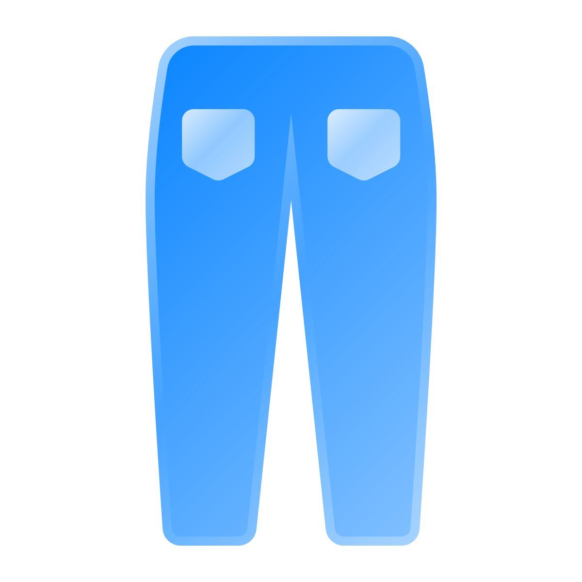 liquid glass color style jeans icon