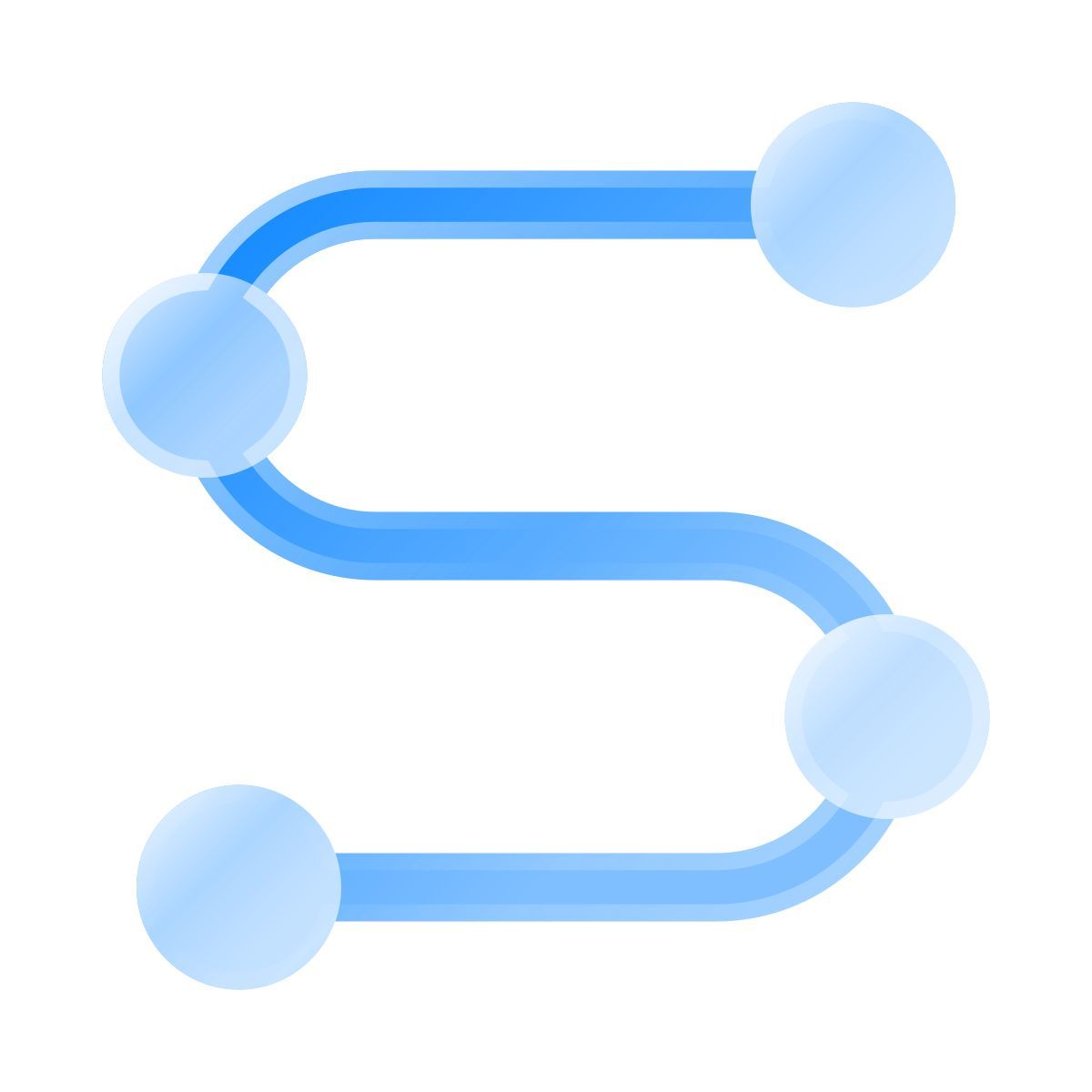 liquid glass color style viagem icon