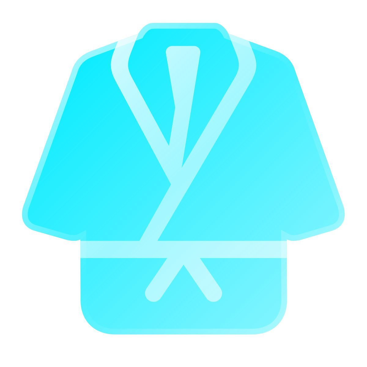 liquid glass color style kimono icon