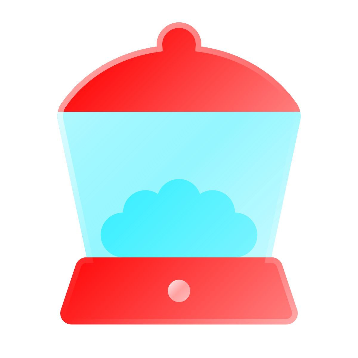 liquid glass color style 台所 icon