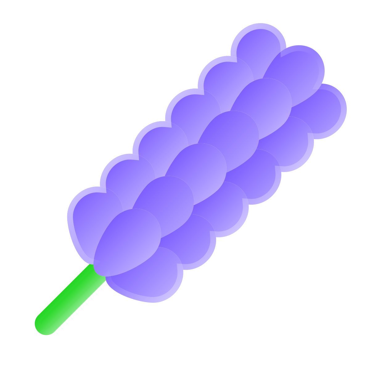 liquid glass color style лаванда icon