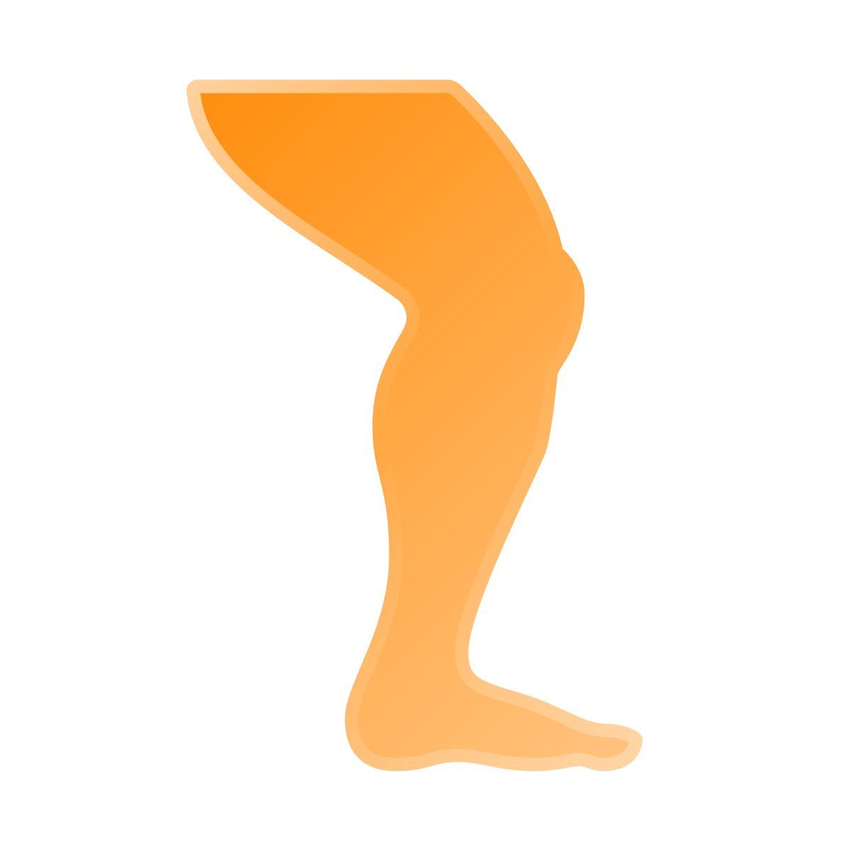 liquid glass color style leg icon