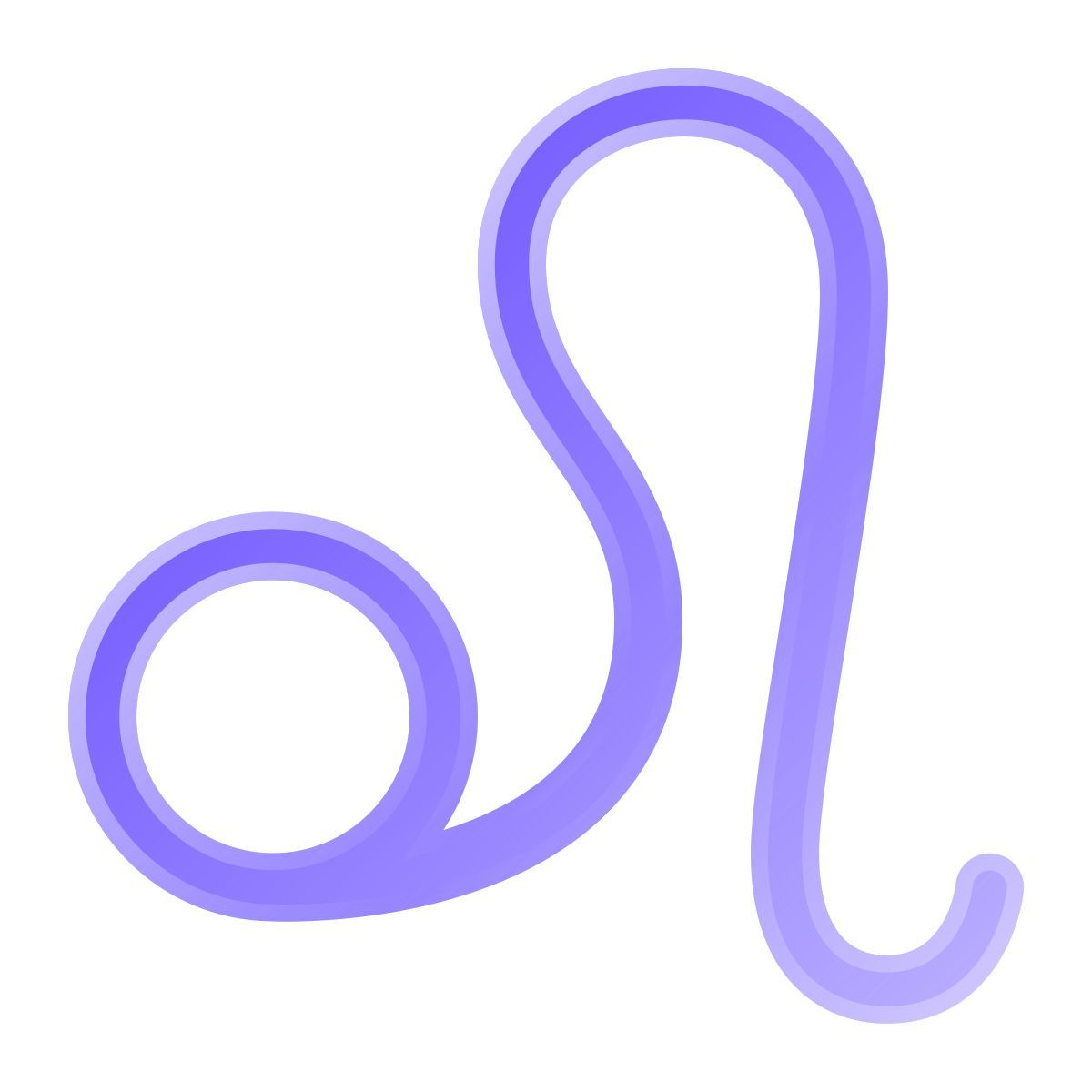 liquid glass color style лев icon