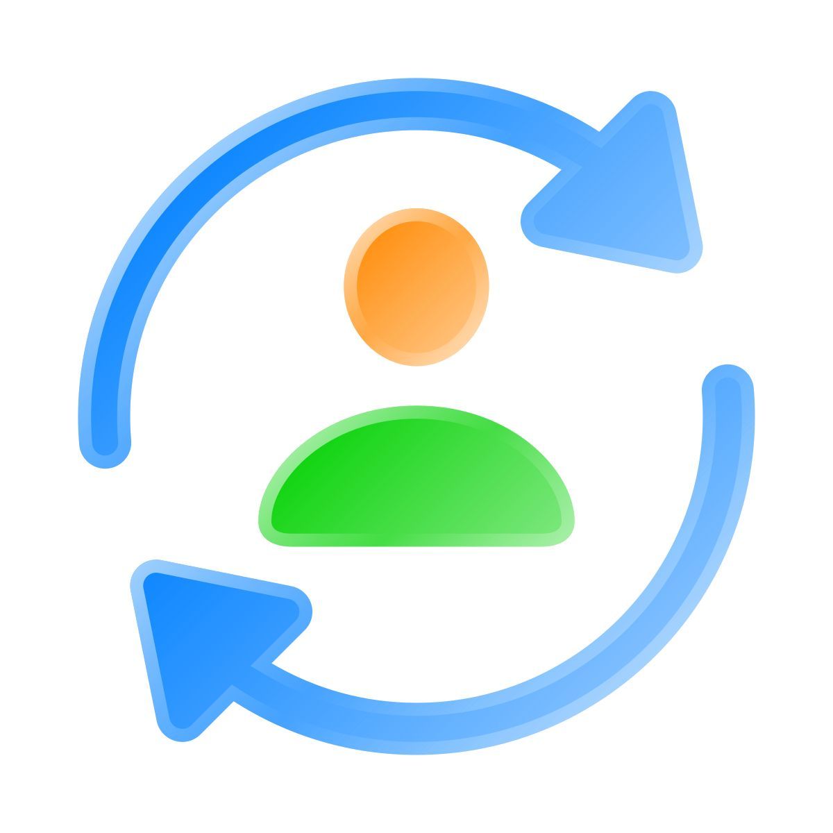 liquid glass color style ciclo de vida icon