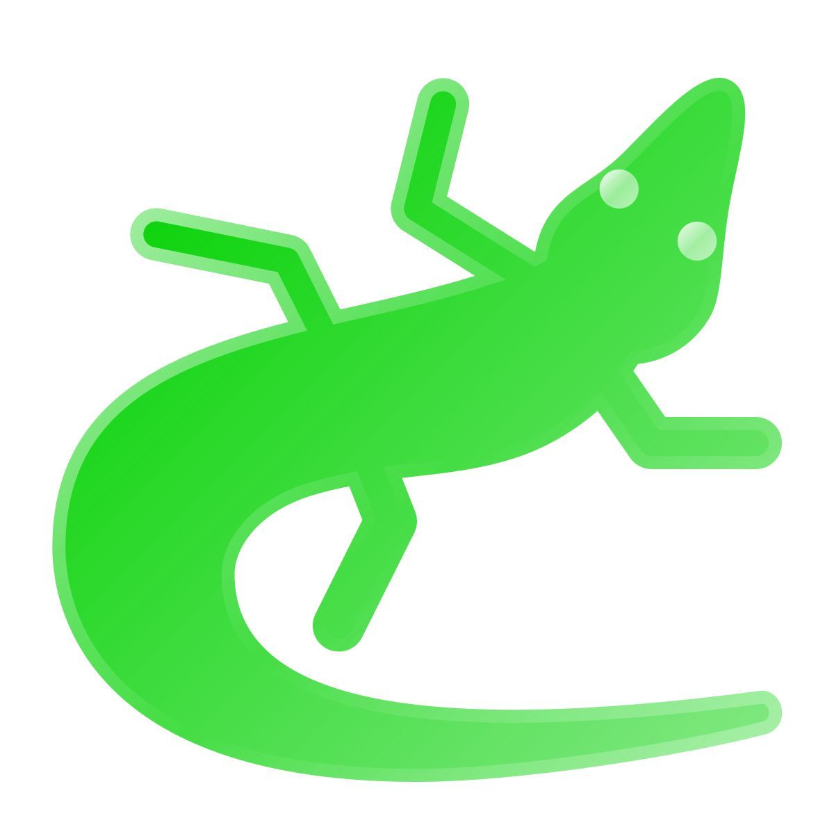 liquid glass color style eidechse icon