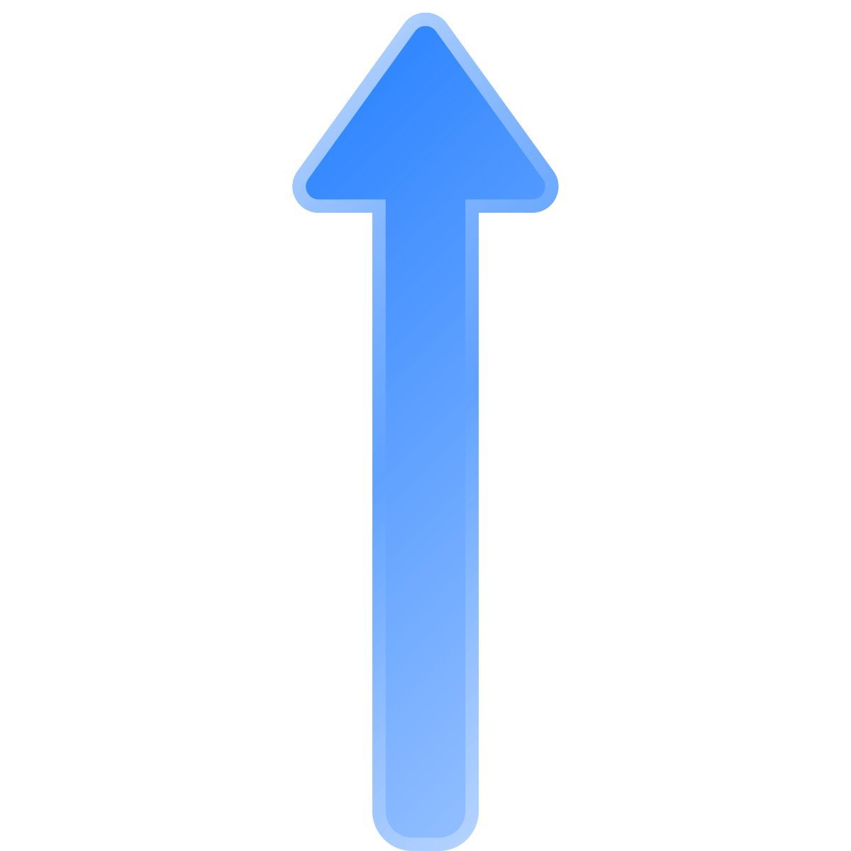 liquid glass color style 长箭头向上 icon